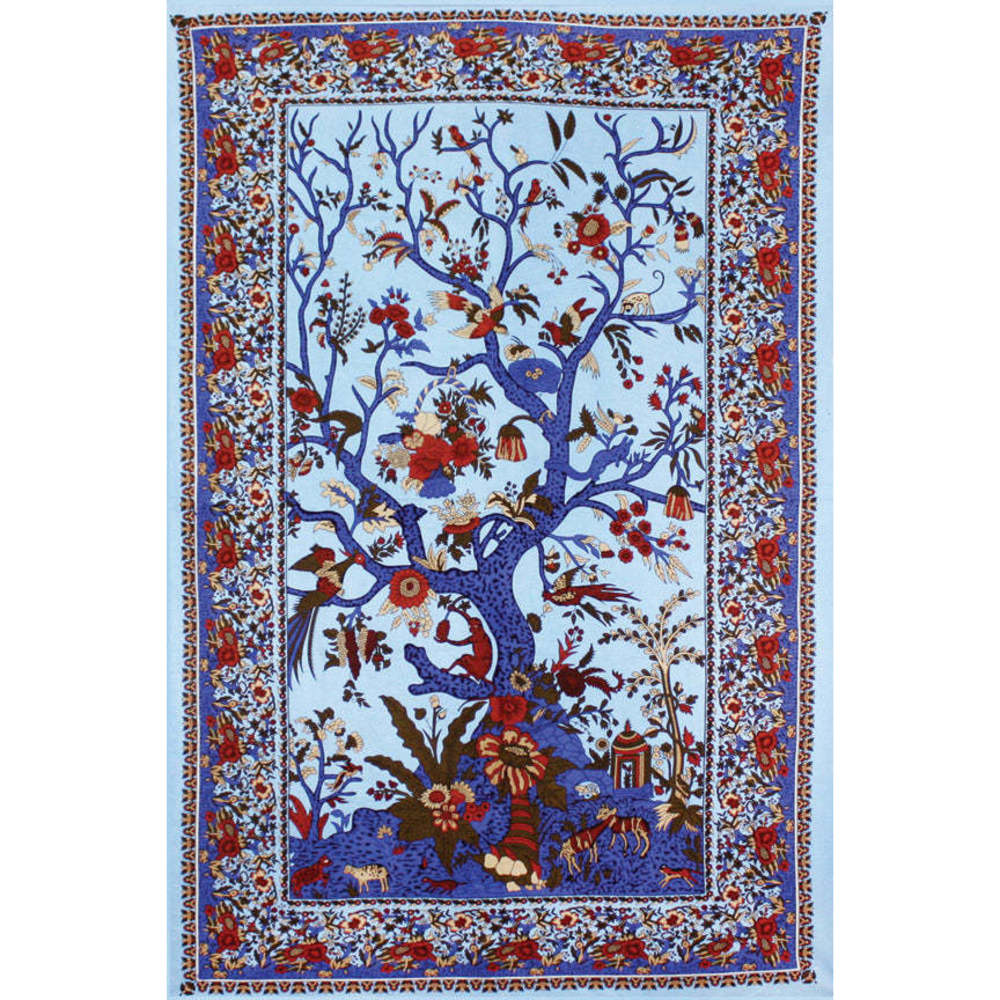 3D Tree of Life Tapestry 60x90" by Sunshine Joy